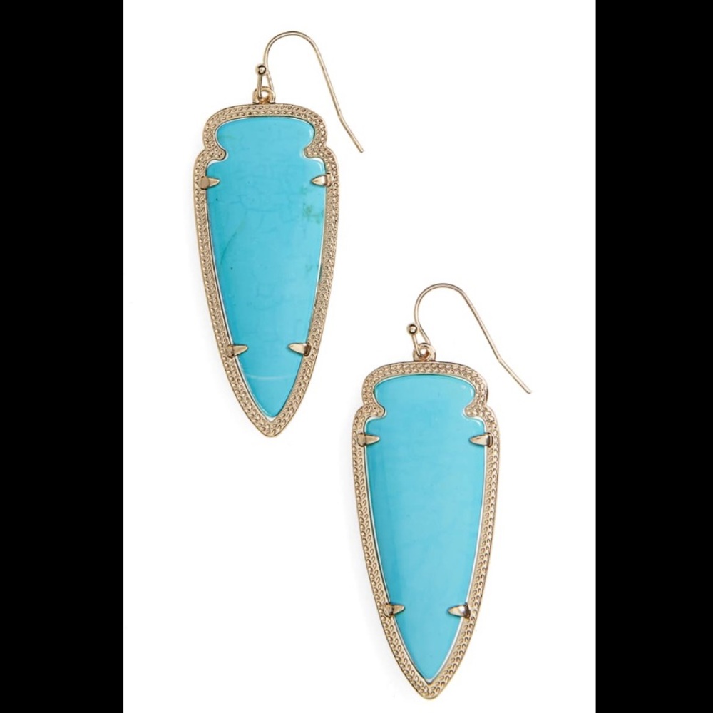 Kendra Scott Turquoise Skylar Earrings